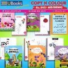 Pack of 5 Copy & Colour Books for Children
